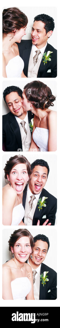 A newlywed couple Stock Photo - Alamy