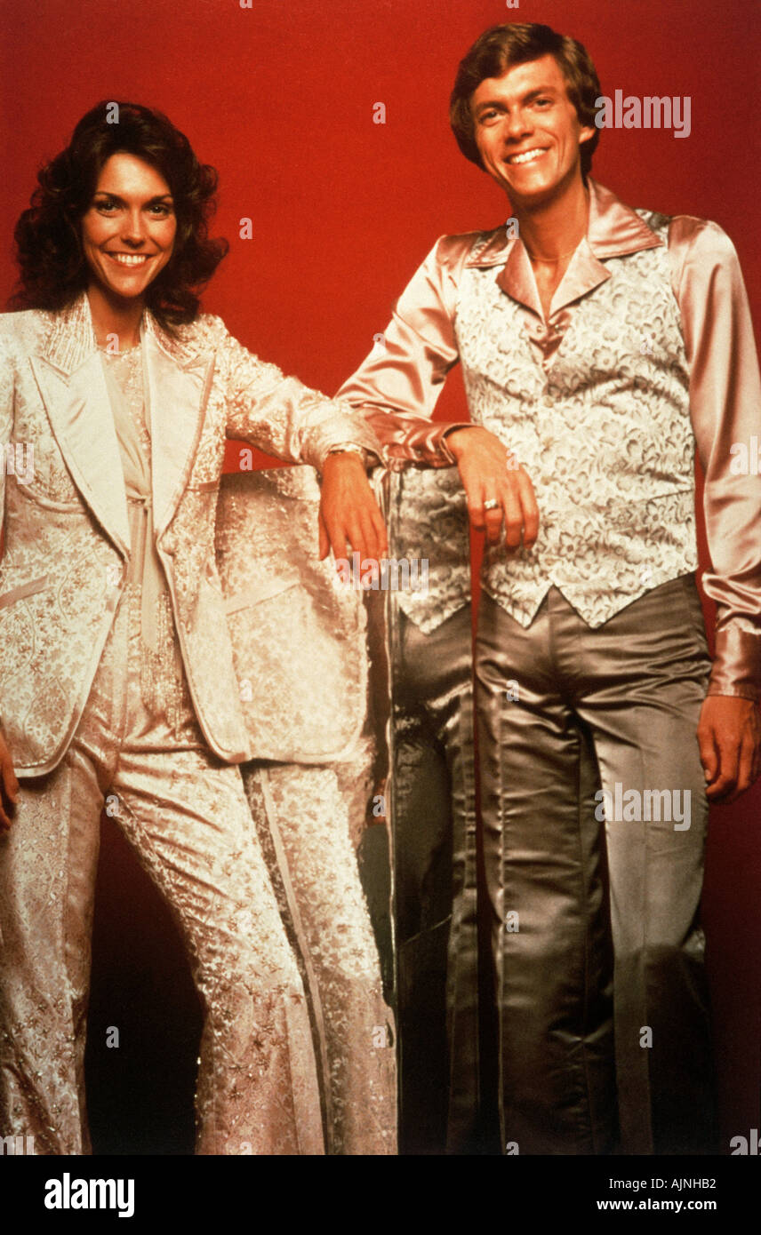 CARPENTERS US brother sister singers Karen and Richard Carpenter Stock