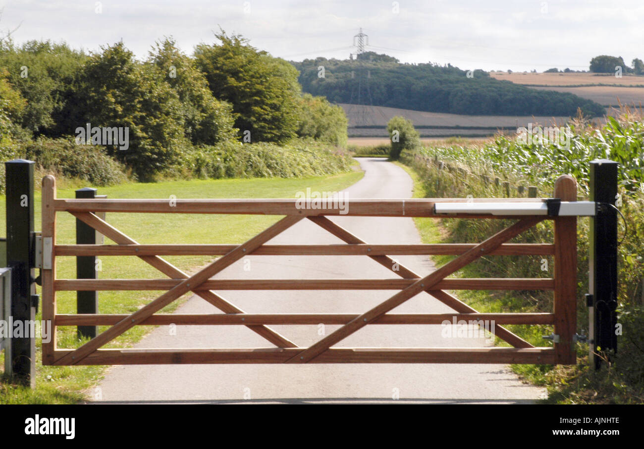Five Barred Gate Stock Photo Alamy