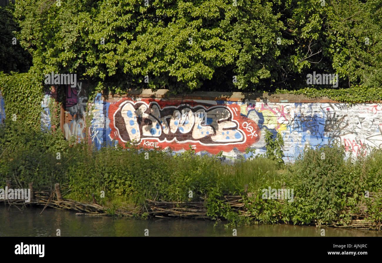 Graffiti in Oxford City England Stock Photo Alamy