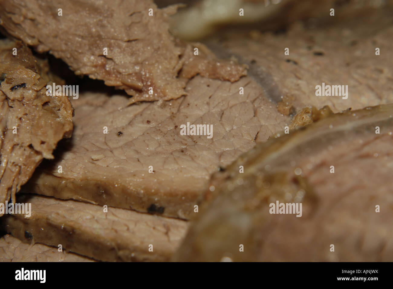 sliced beef joint Stock Photo Alamy