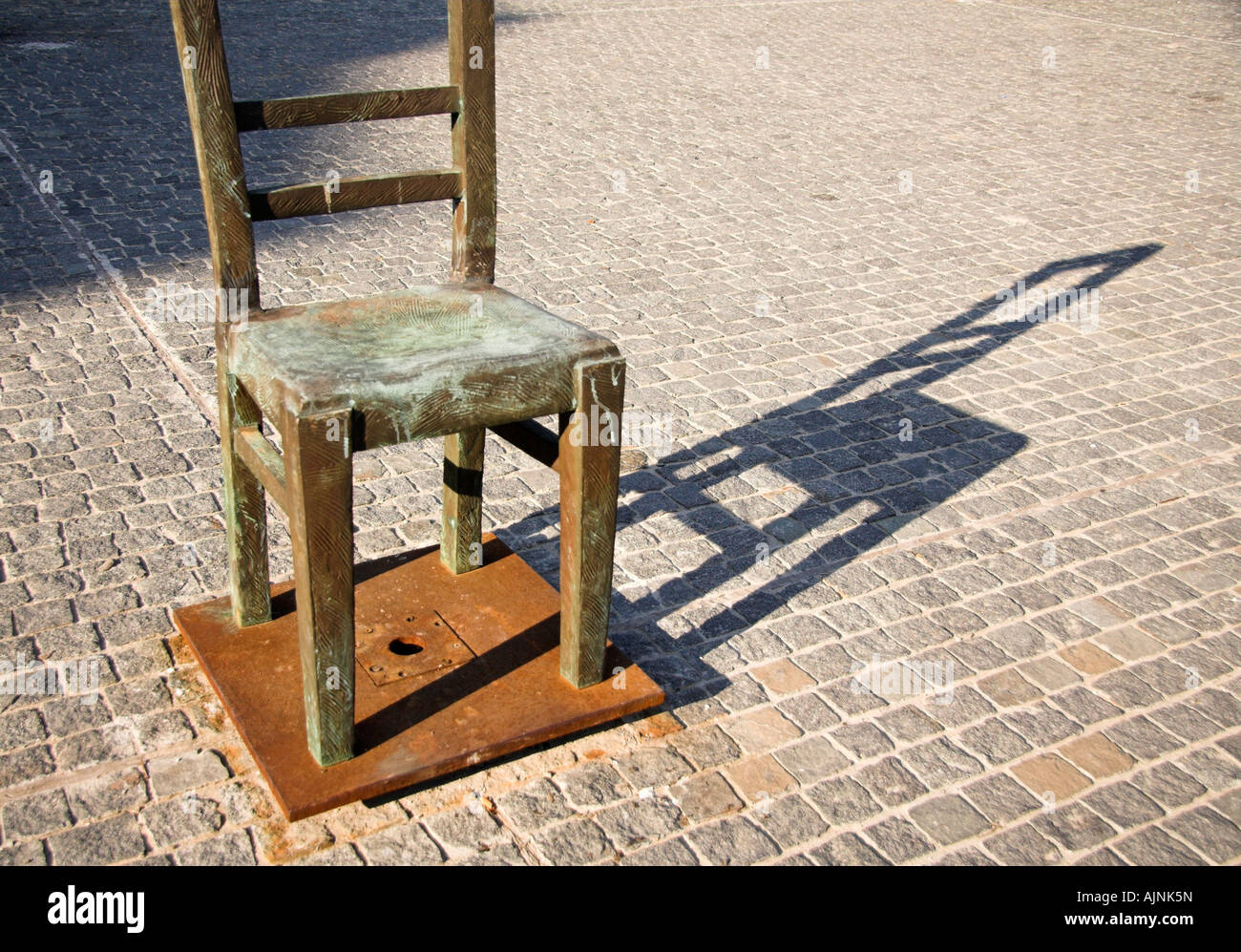 Empty chairs jewish heroes square krakow poland hires stock