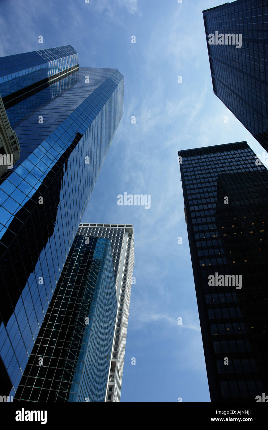 Buildings in Manhattan, New York City Stock Photo