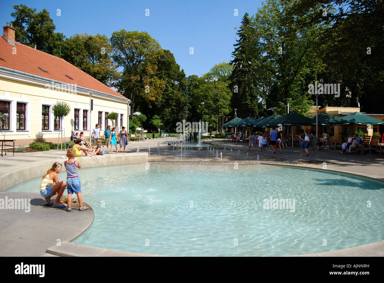 Trencianske Teplice Spa Resort, Trencianske Teplice, Trencin Region, Slovakia Stock Photo