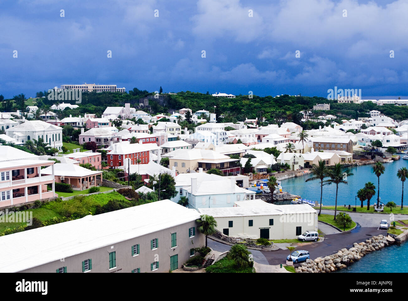 Town of St George Bermuda Stock Photo