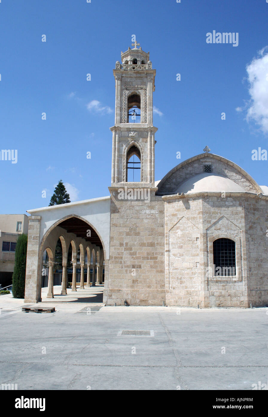 Traditional Cypriot church, Larnaca, Cyprus. Stock Photo