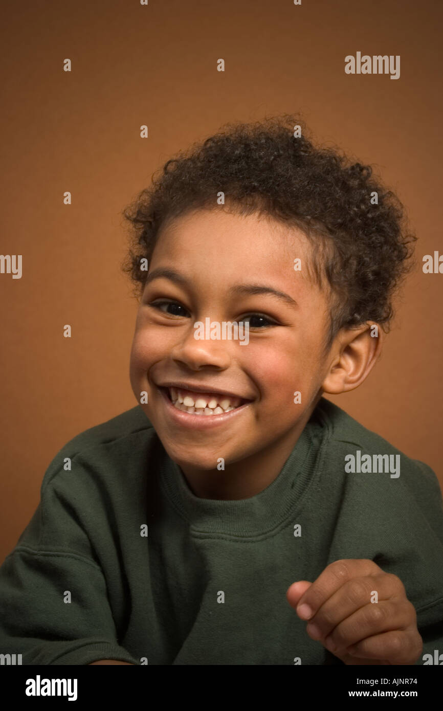 Young Spanish boy posing Model Released Stock Photo Alamy