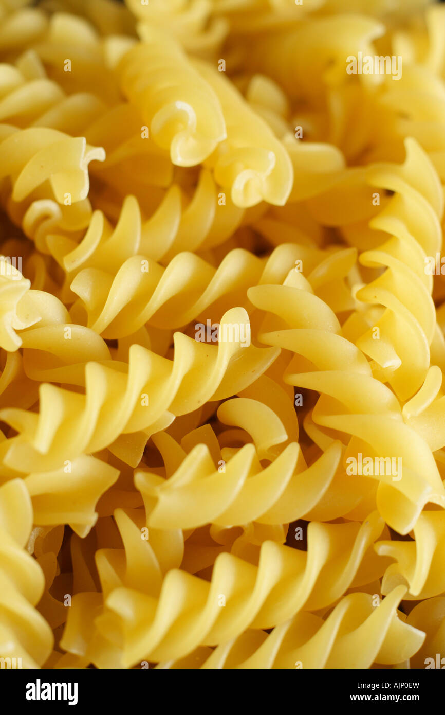 cork screw pasta fusilli Stock Photo Alamy