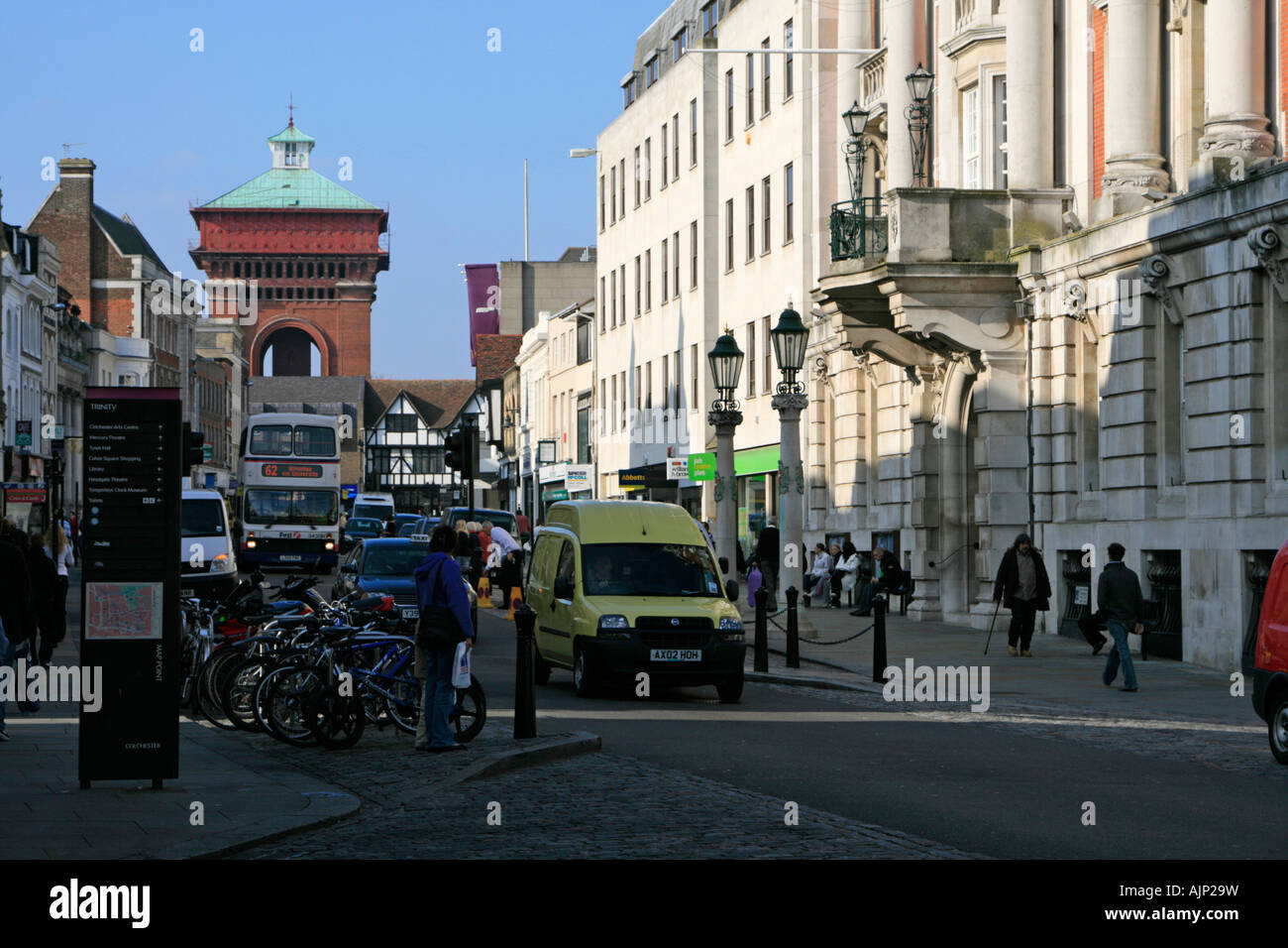 City plan Colchester UK
