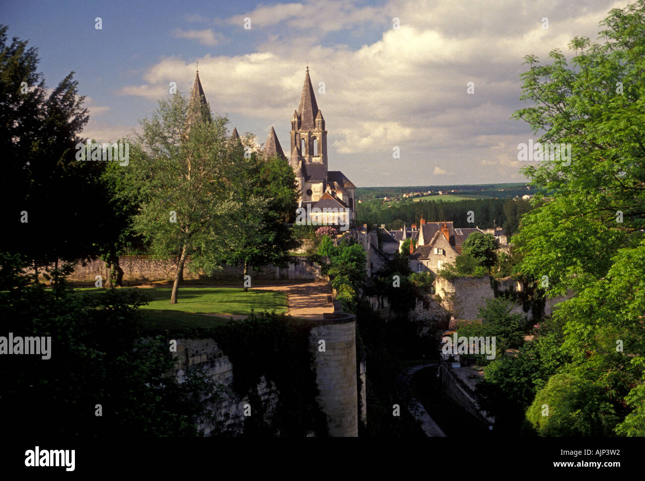 town of Loches, Loches, IndreetLoire, Centre Region, France, Europe