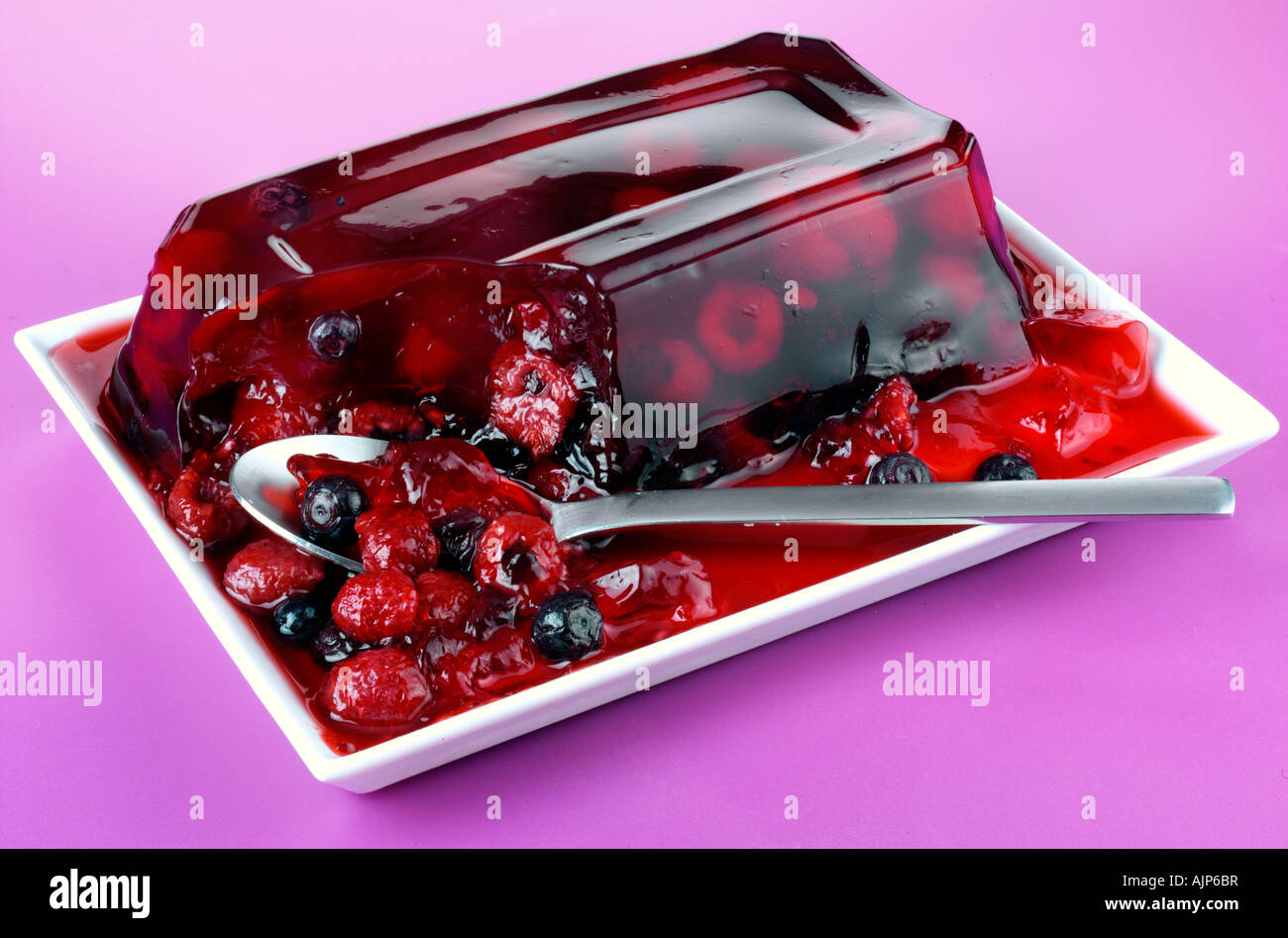 FRUITS OF THE FOREST TERRINE Stock Photo Alamy