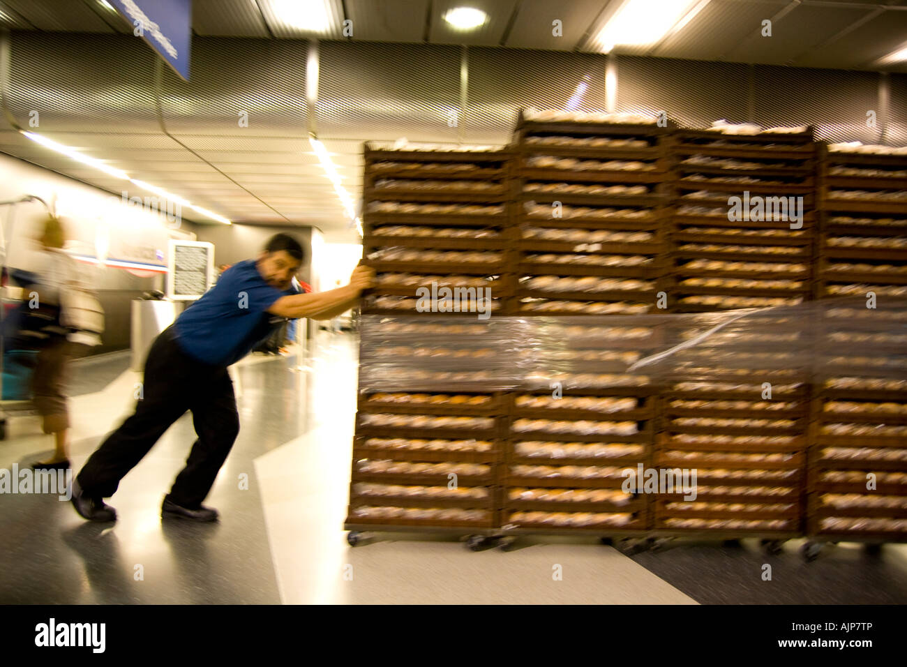 A bread delivery man hires stock photography and images Alamy