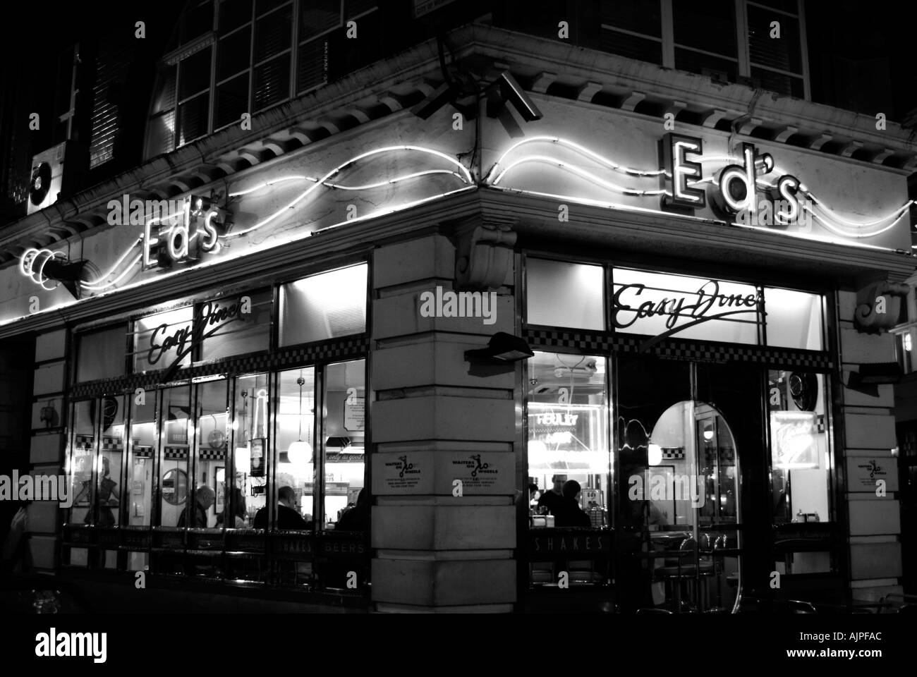 Ed s Diner Soho London Stock Photo - Alamy
