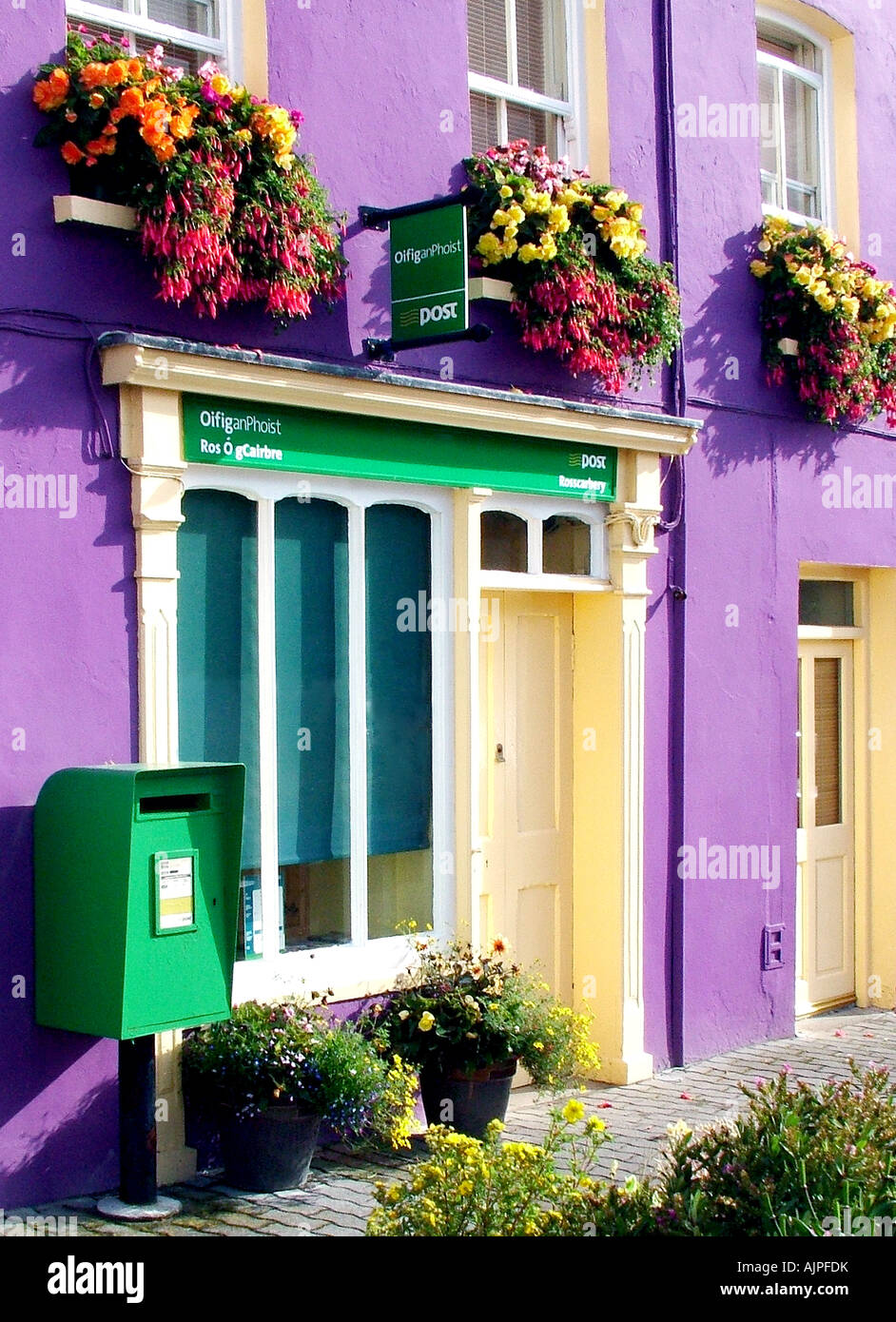 Irish Post Office Stock Photo