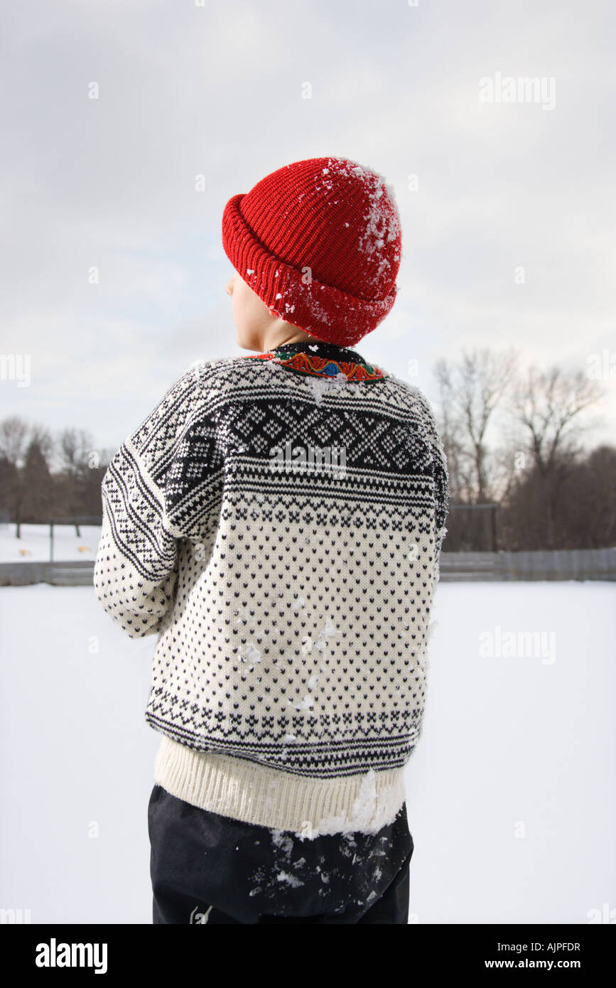 cap sweater boy
