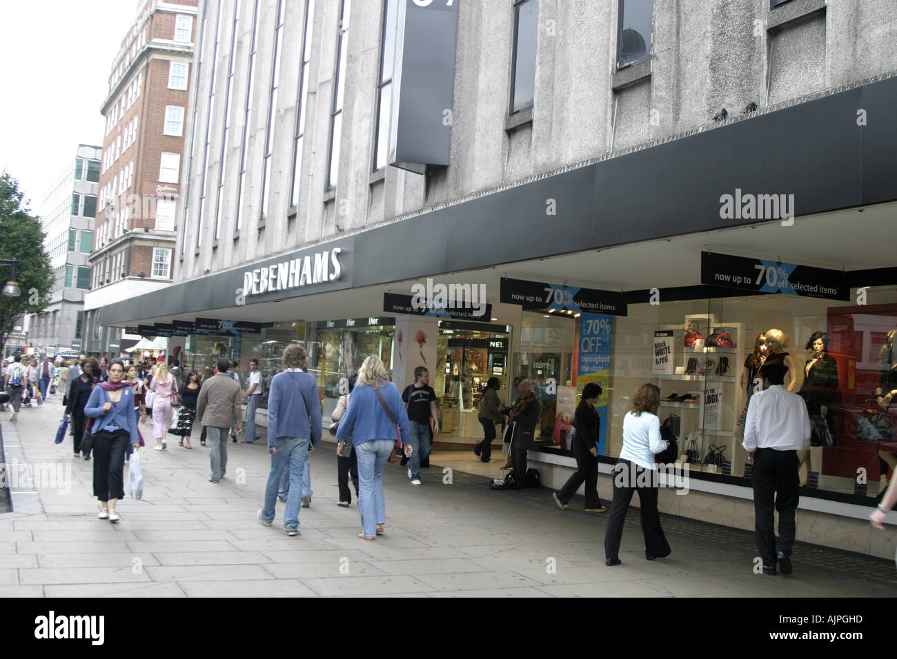 Debenhams Store.Oxford Street.London.UK.2006 Stock Photo Alamy