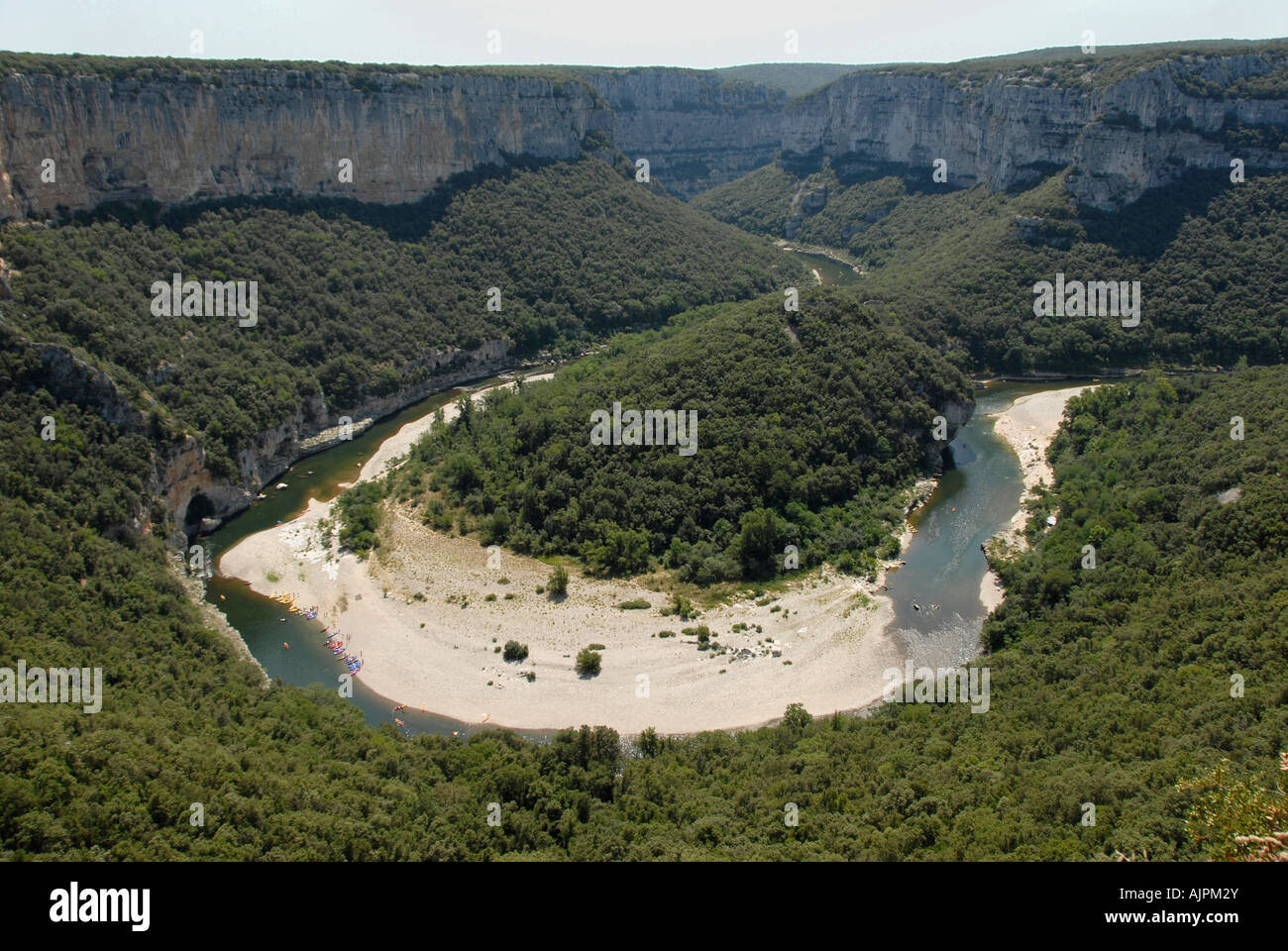 Cirque de la Madeleine Ardeche Gorge France Stock Photo - Alamy