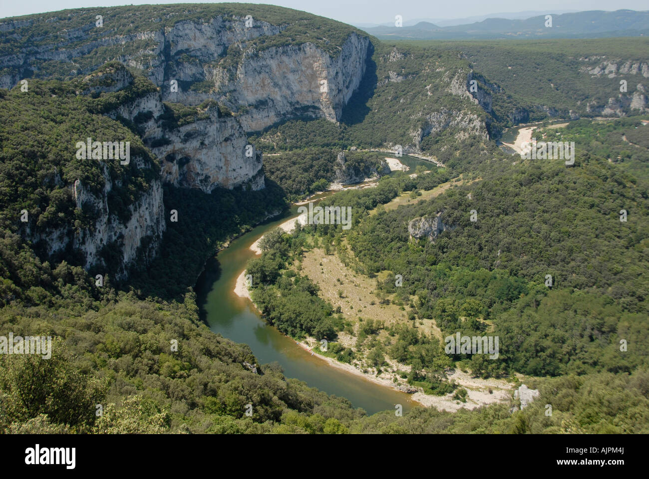Ardeche Gorge France Stock Photo - Alamy