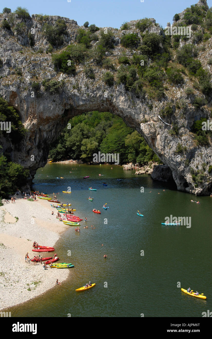 Pont-d'arc Ardeche Gorges France Stock Photo - Alamy