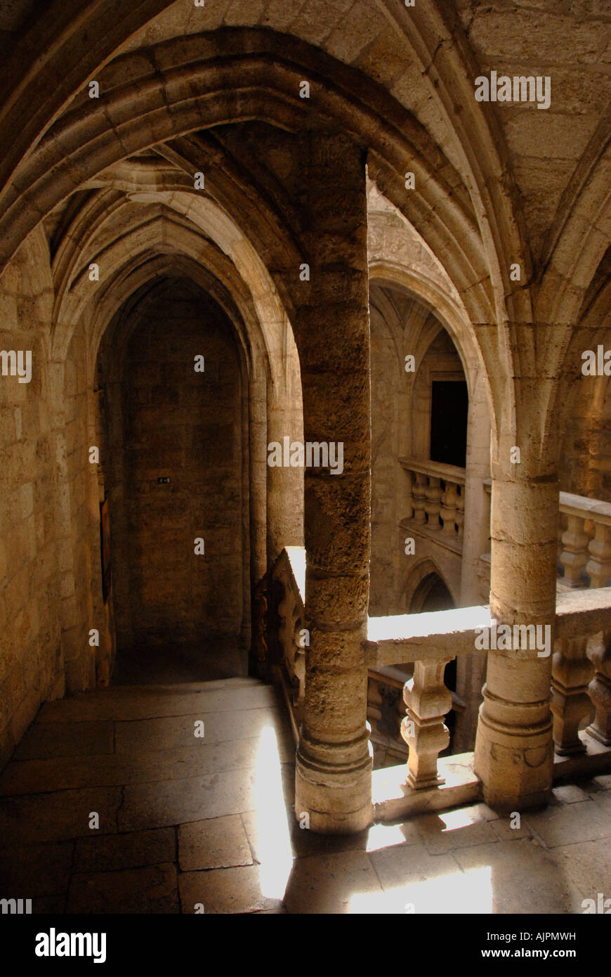 Interior Hotel de Lacoste Pezenas Herault Languedoc France Stock Photo