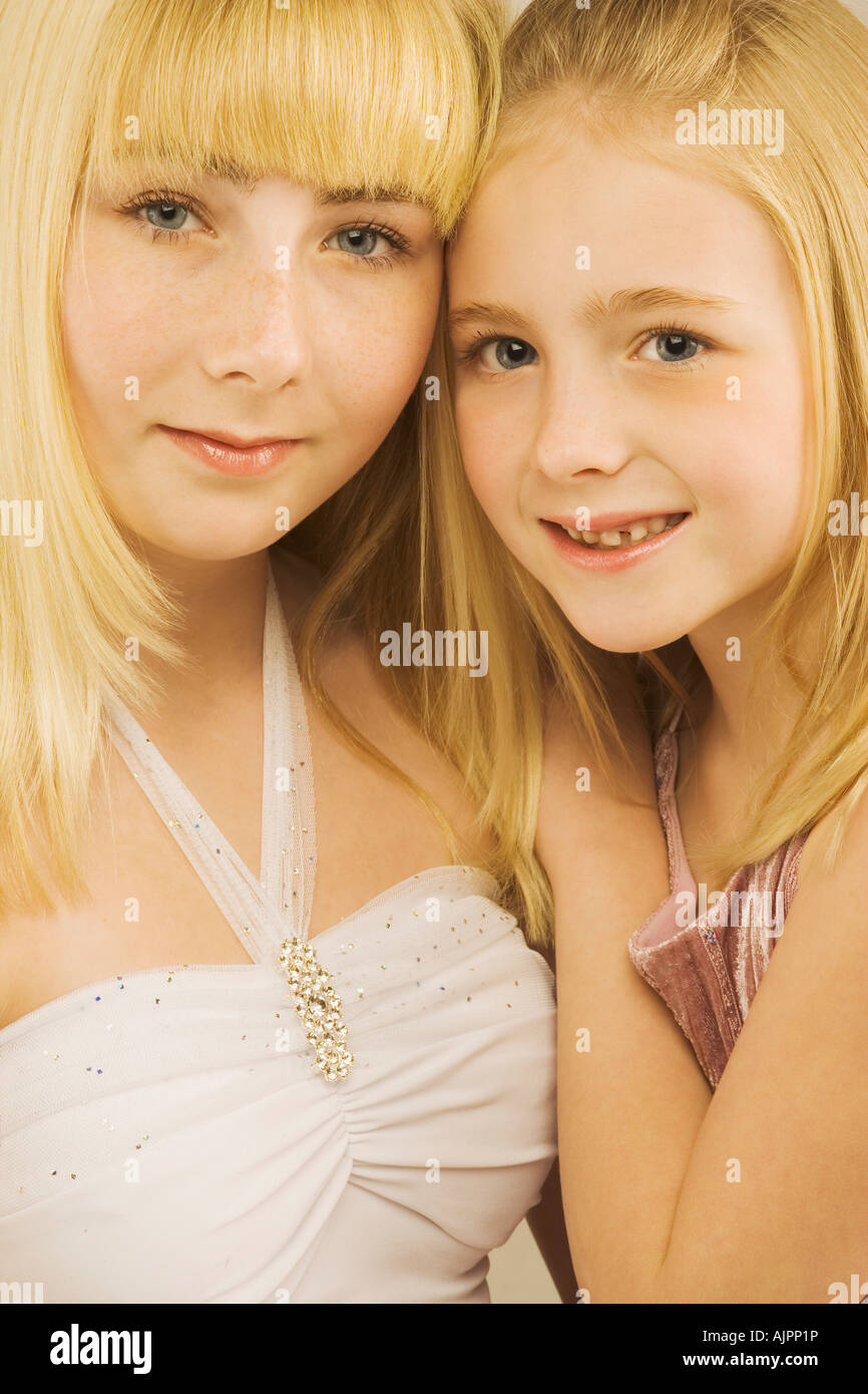 Portrait of girls Stock Photo