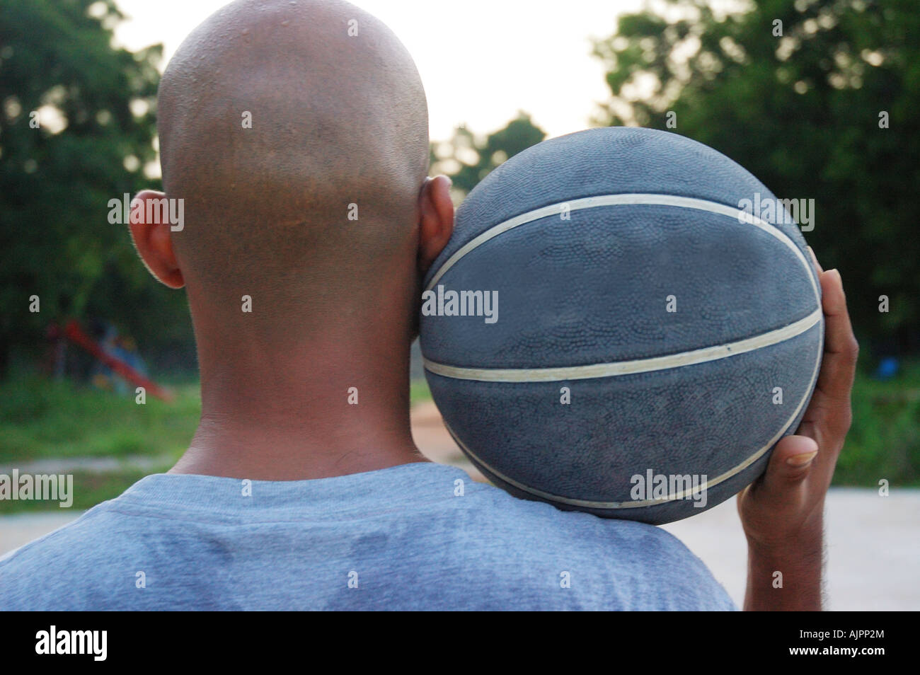 One man only and bald and rear view hi-res stock photography and images ...