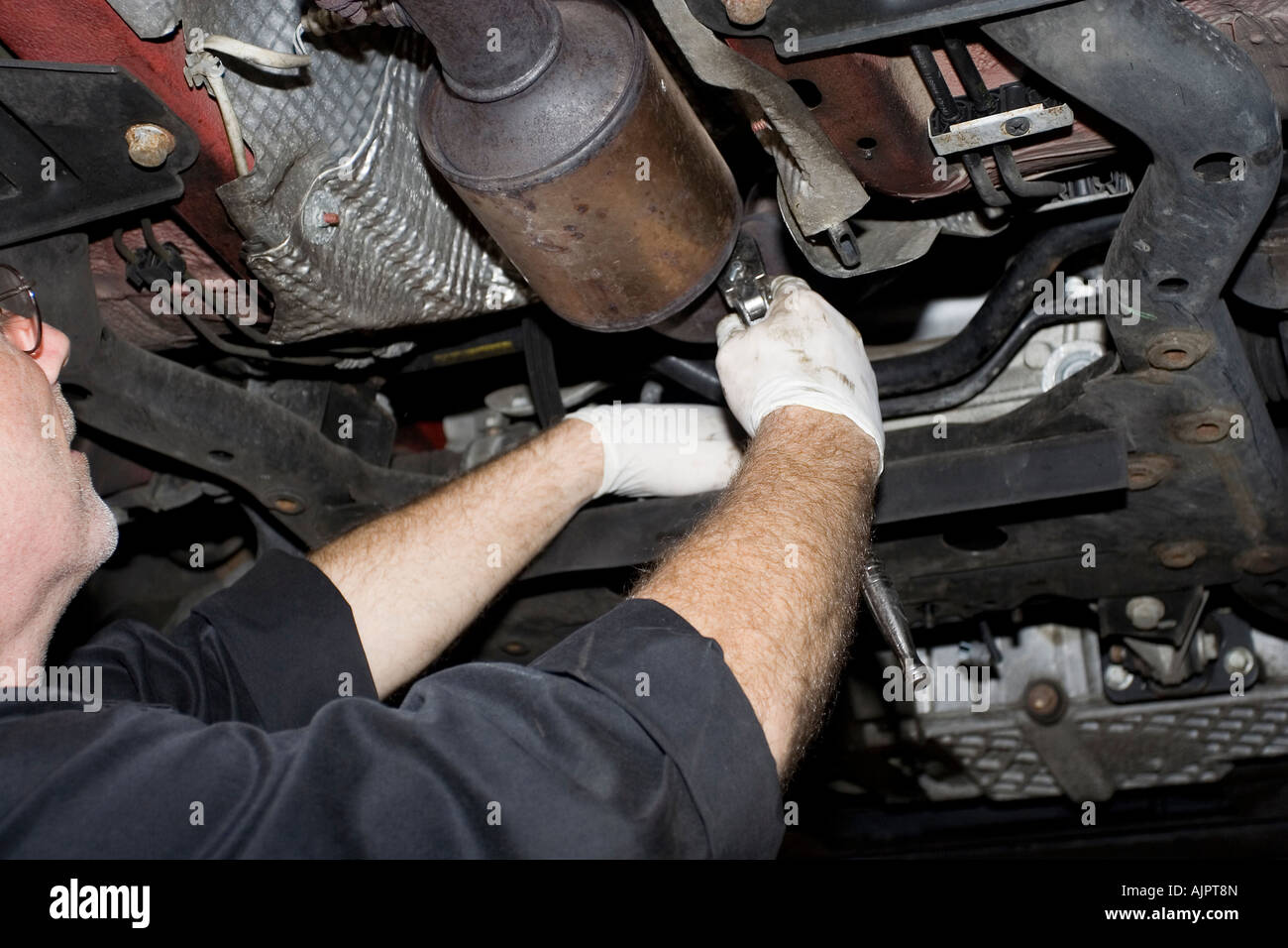Mechanic car bonnet hi-res stock photography and images - Alamy