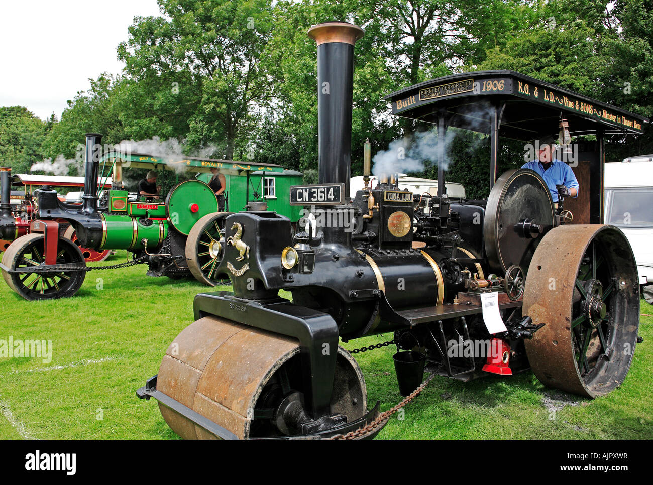 0049 Traction engine Kent Show Detling Kent England Stock Photo - Alamy