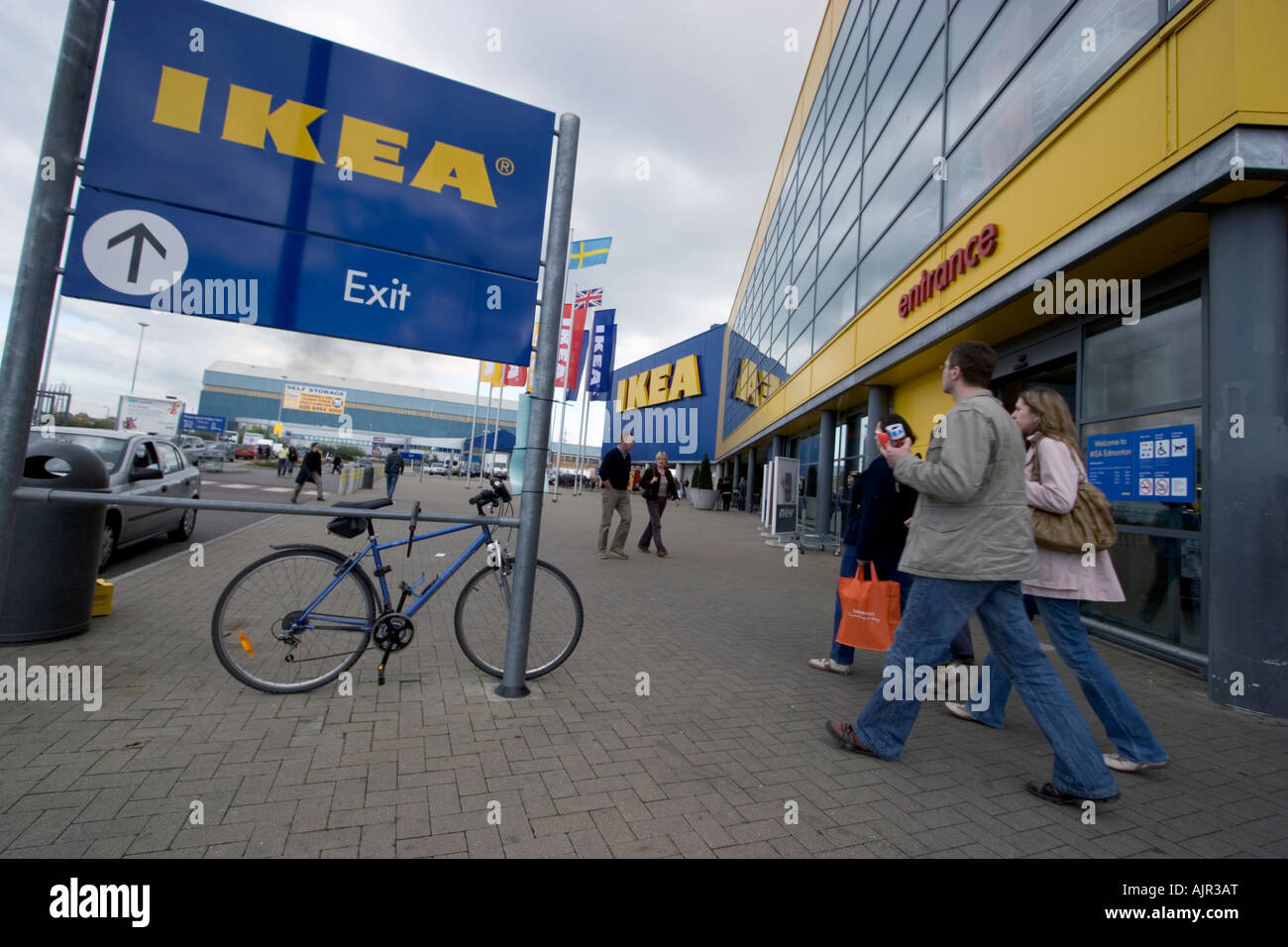 Ikea branch retail furniture and homeware outlet Edmonton London Stock Photo