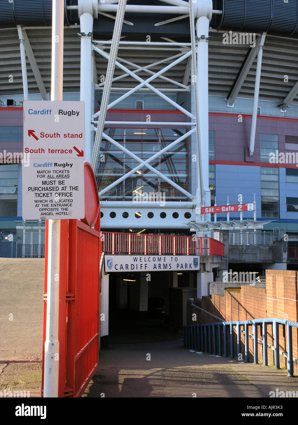 millenium stadium entrance home of welsh rugby city of cardiff capital
