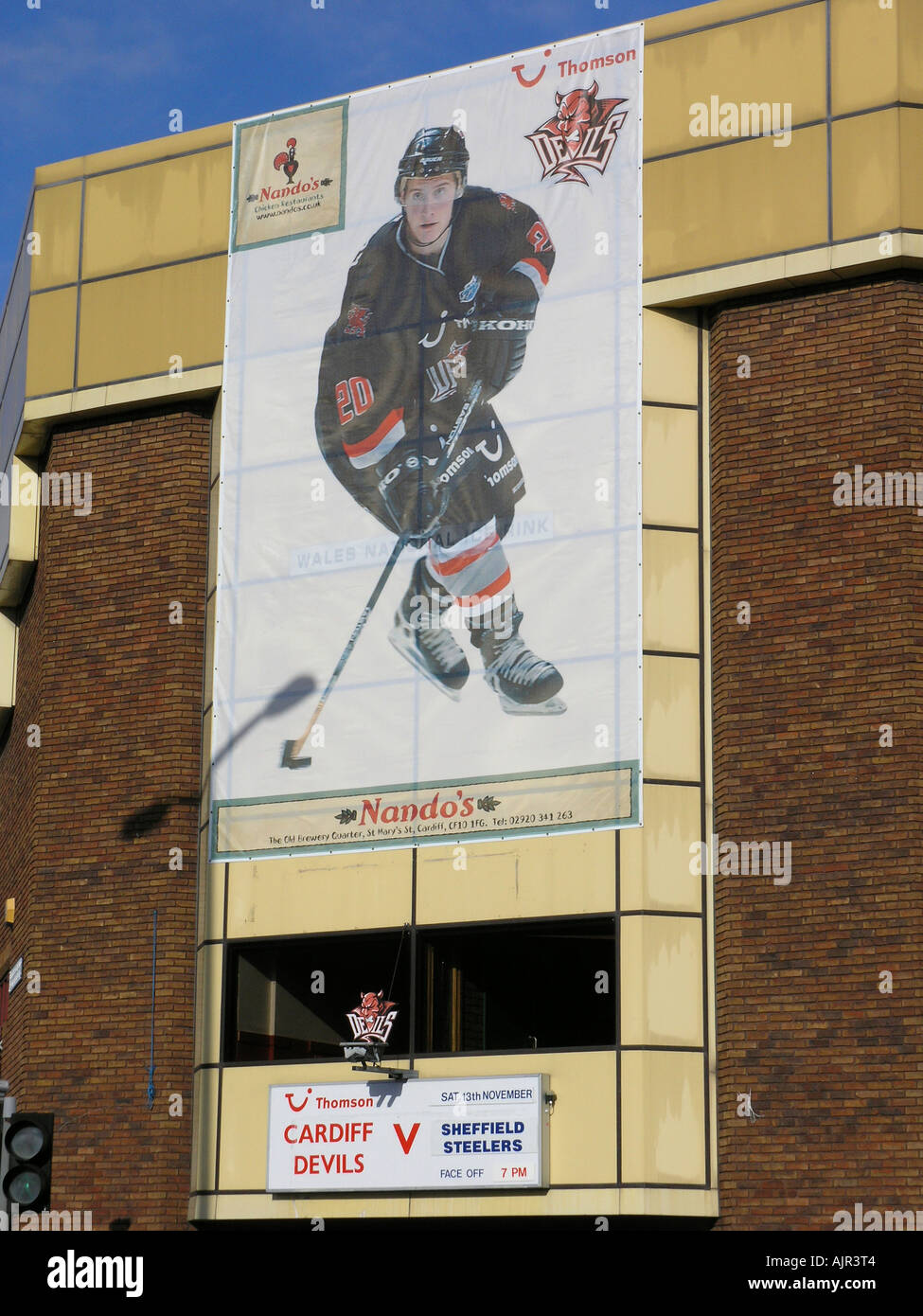 city of cardiff ice hockey stadium capital of Wales uk gb Stock Photo
