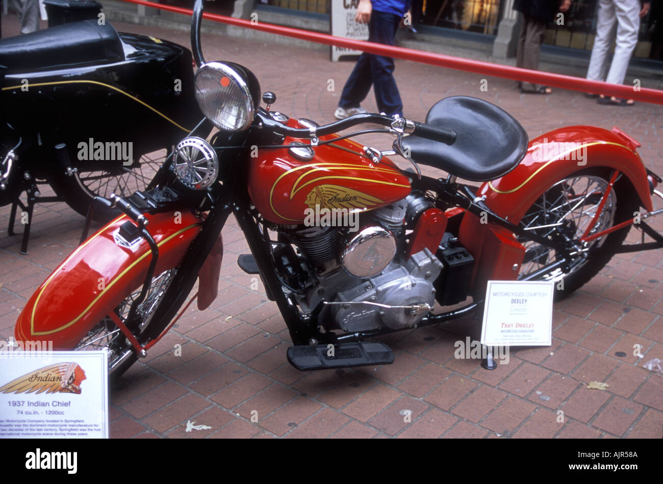 Indian chief vintage motorcycle hi-res stock photography and images - Alamy