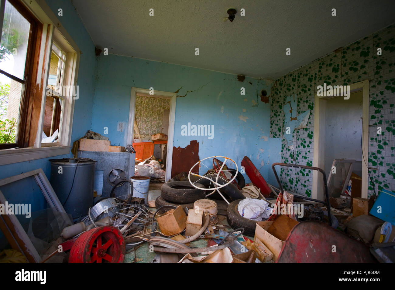 A room full of junk Stock Photo Alamy