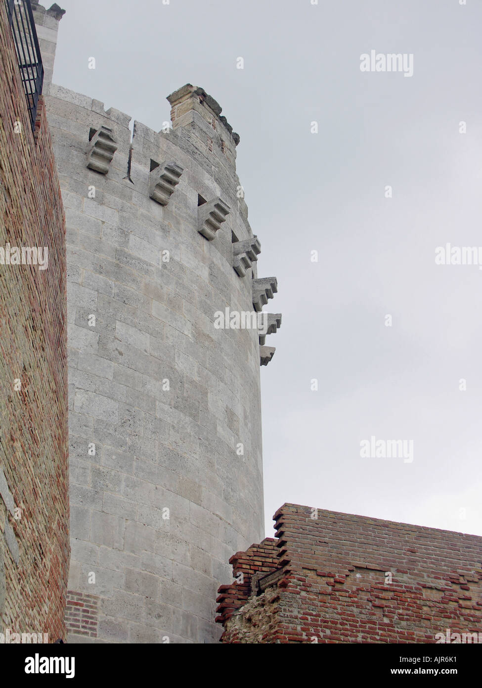 Lucera foggia italy south of italy medioeval castle fererician federico II Stock Photo