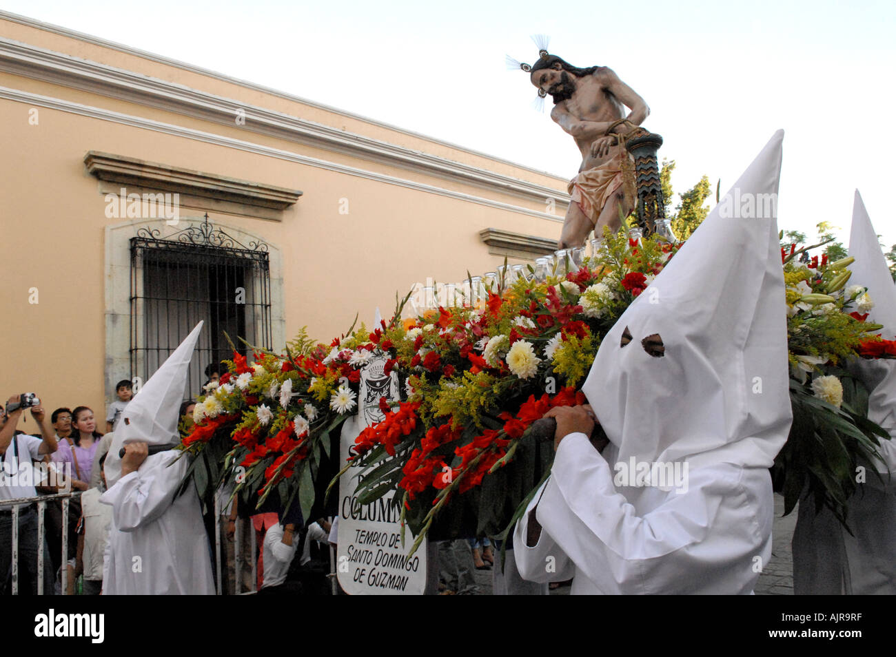 Holy week procession in Oaxaca city Mexico Stock Photo Alamy