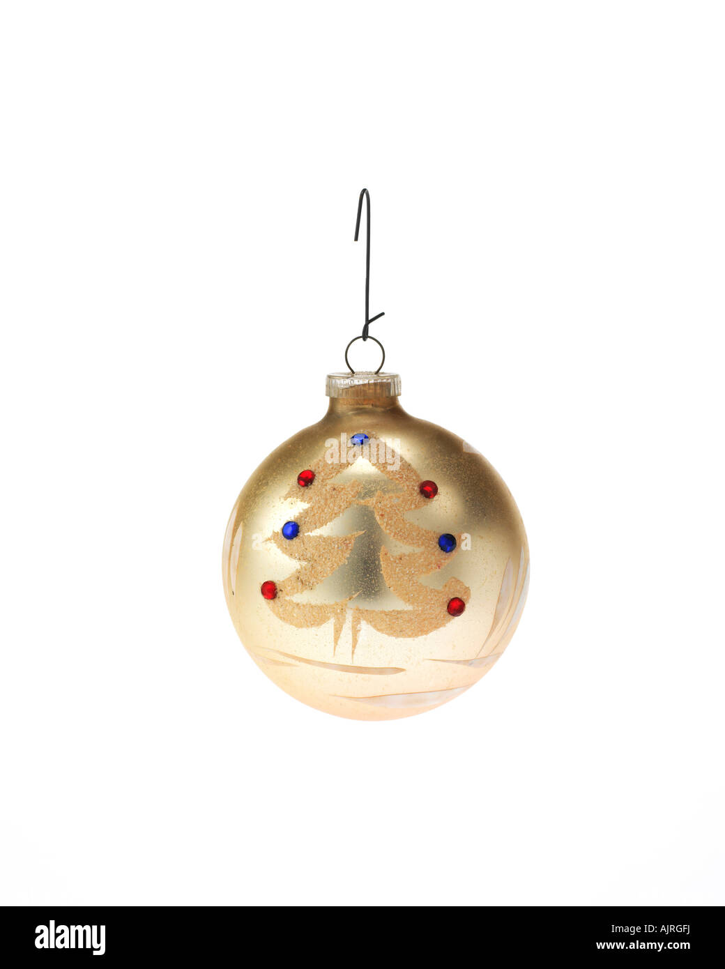 Christmas ornament hanging on hook Stock Photo Alamy