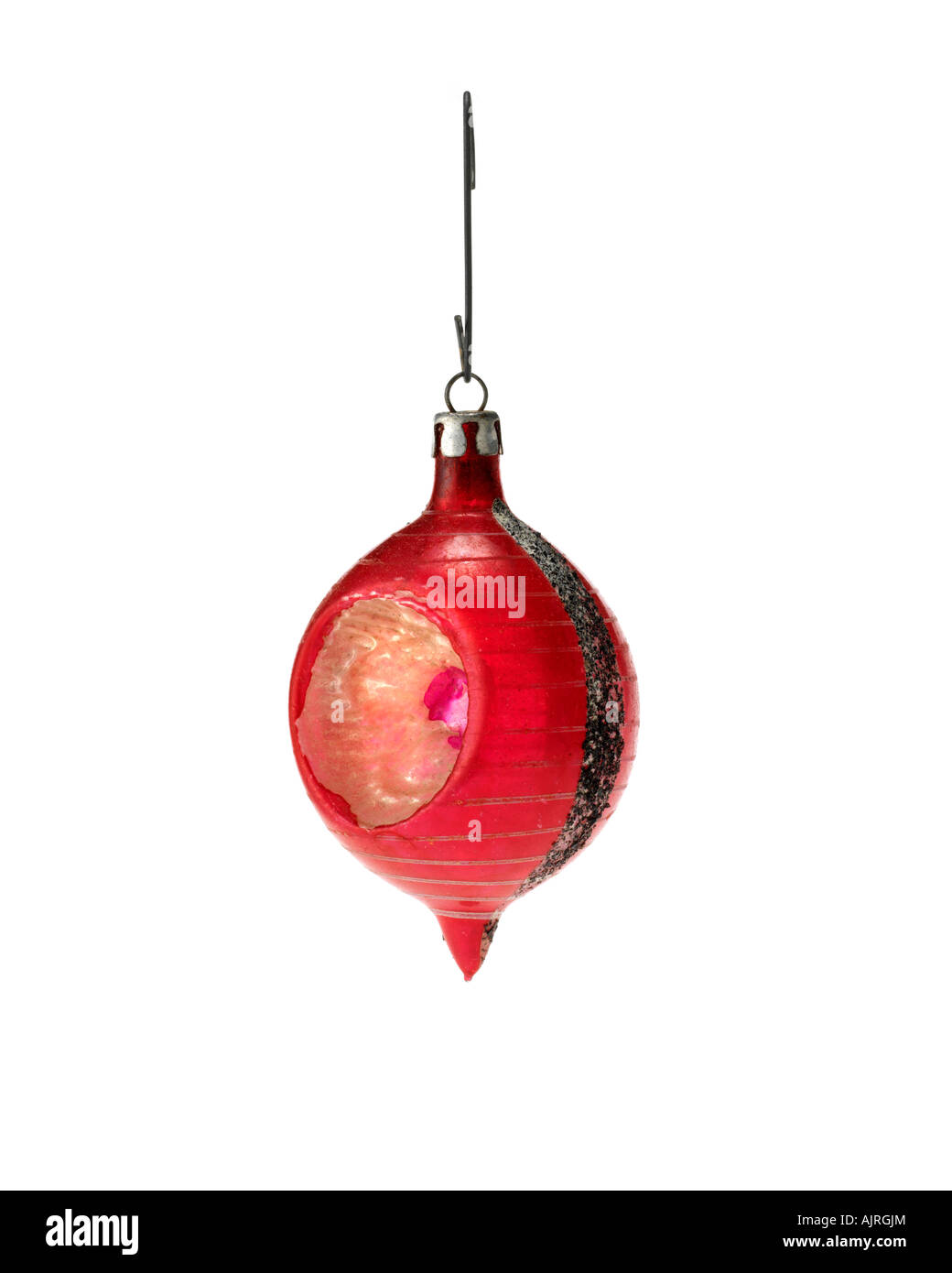 Christmas ornament hanging on hook Stock Photo