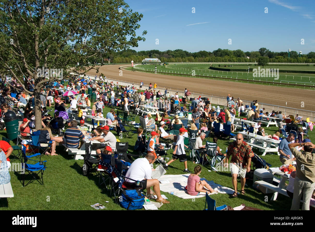Arlington Park Picnic Area / Chicago, Illinois, USA Stock Photo Alamy