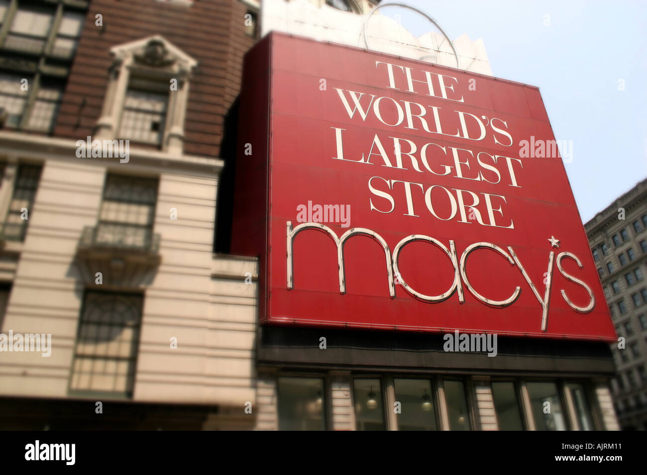 Macys Store in New York City in the United States of America USA Stock