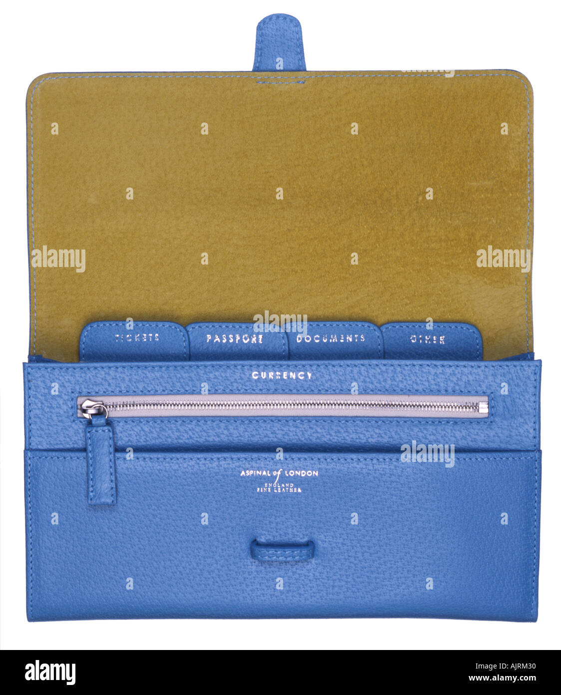 Travel wallet for passport and tickets Stock Photo Alamy