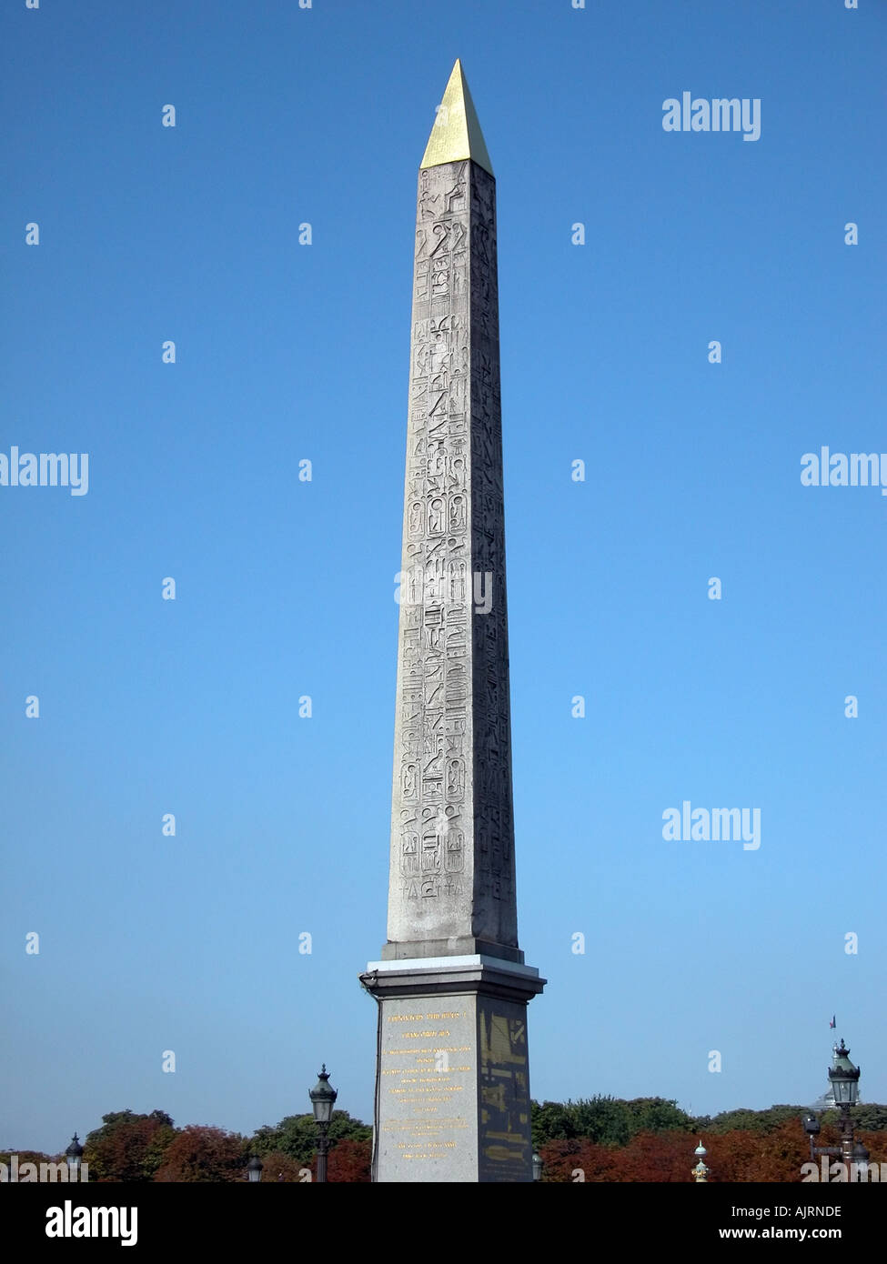 L Obelisque at Place de la Concorde Paris France Europe EU Stock Photo