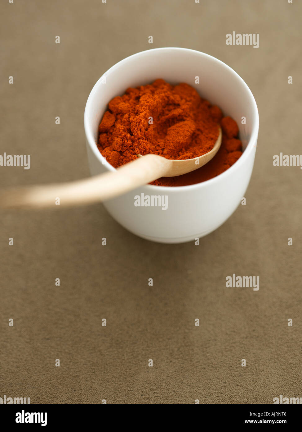 Bowl of chilli powder - High end Hasselblad 61mb digital image Stock Photo