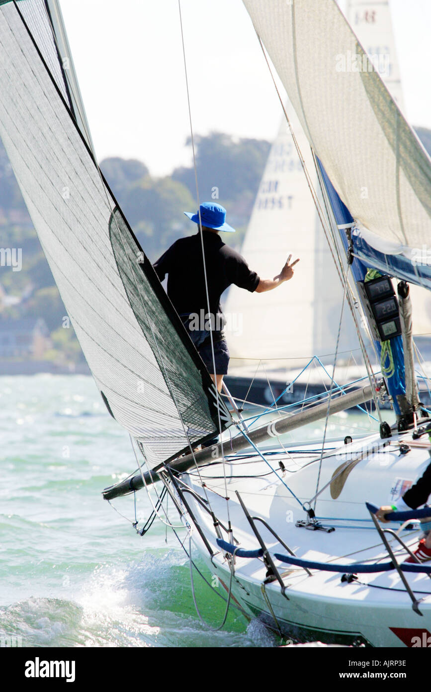 Little Britain Cup yachting event Cowes Isle of Wight England UK Stock Photo