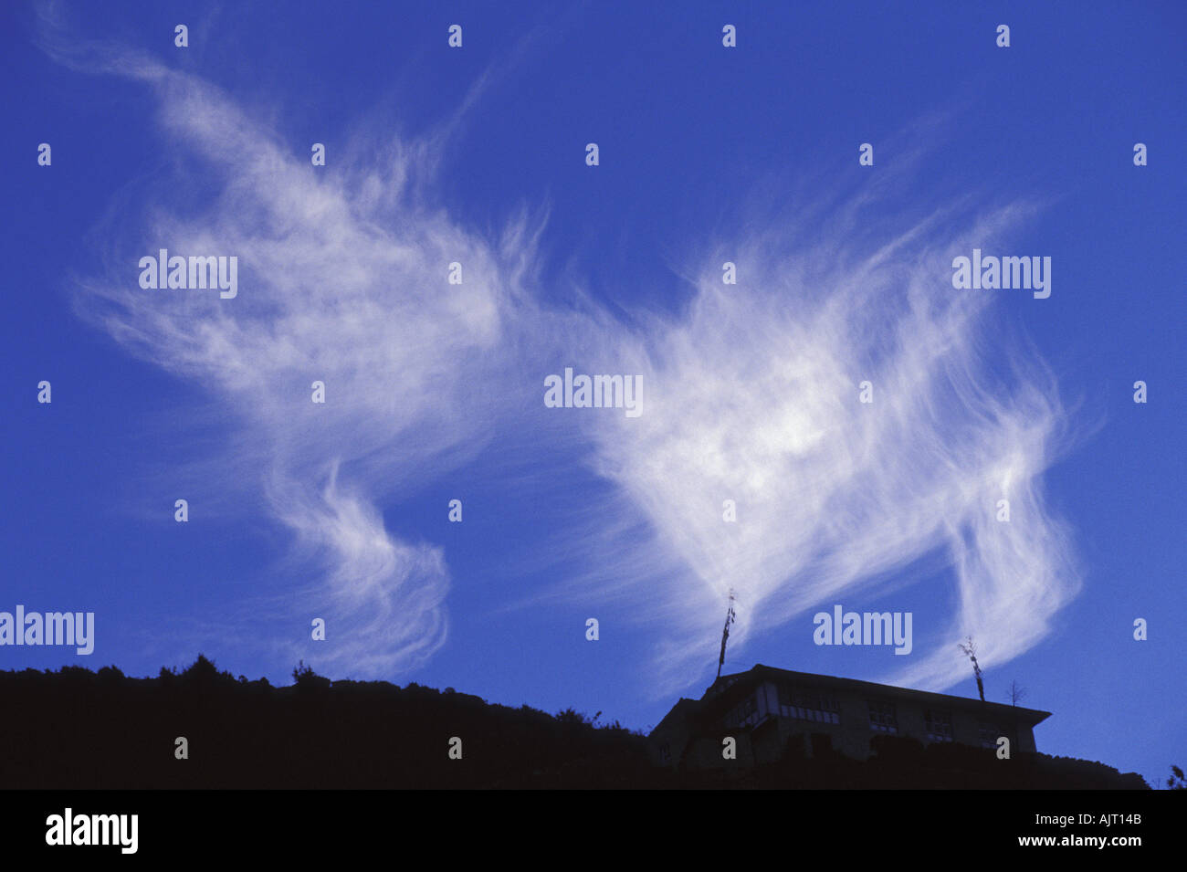 Unusual cloud formation Stock Photo