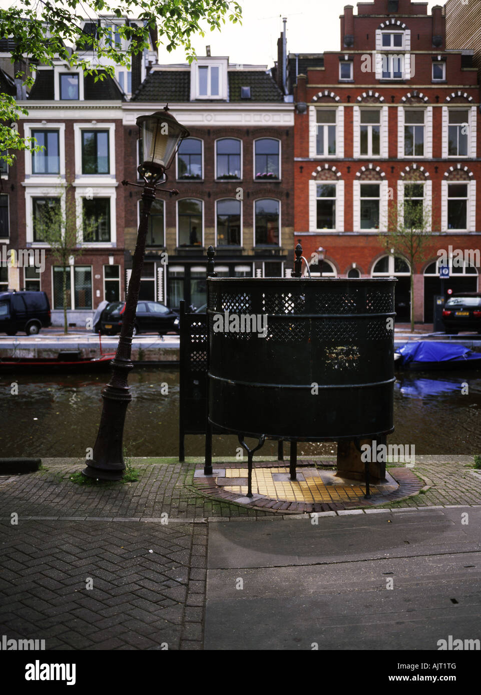 Street toilet or Pissoir, Amsterdam, Holland Stock Photo Alamy