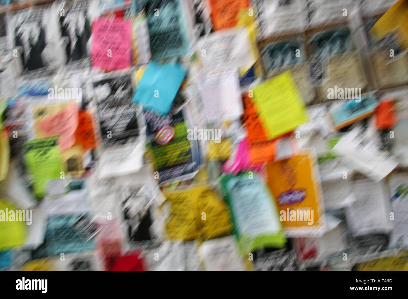 A bulletin board Stock Photo Alamy