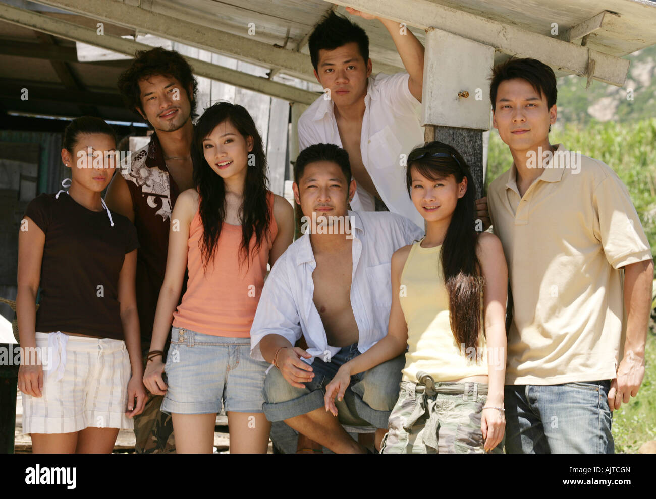 Group people standing together hi-res stock photography and images - Alamy