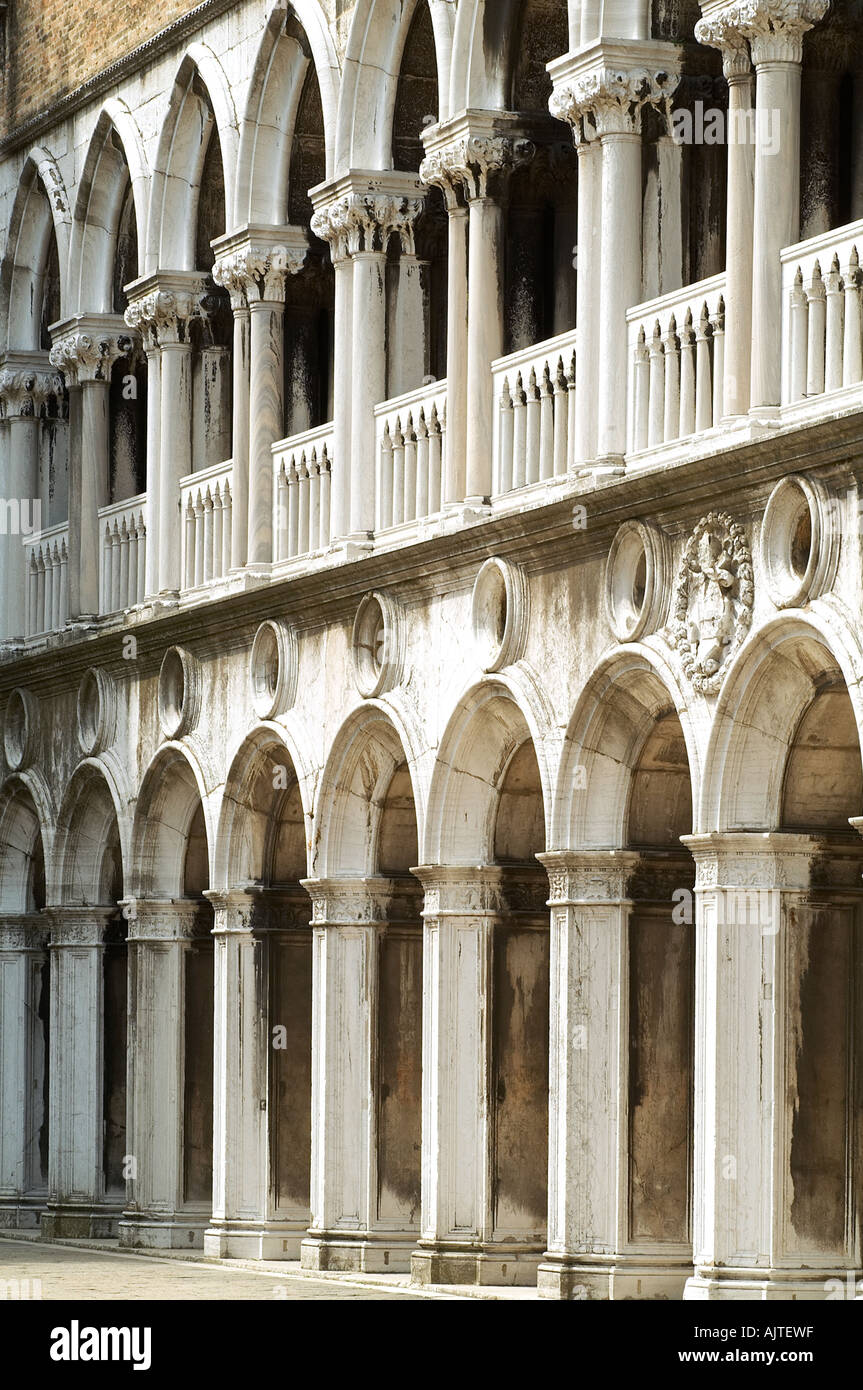 Detail of the doges palace exterior hi-res stock photography and images ...