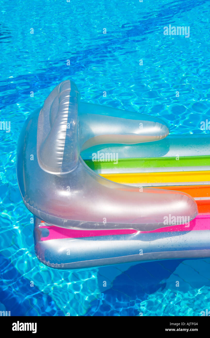 Pool Inflatable Insulator Thing INFLATEABLE IN A SWIMMING POOL Stock Photo - Alamy