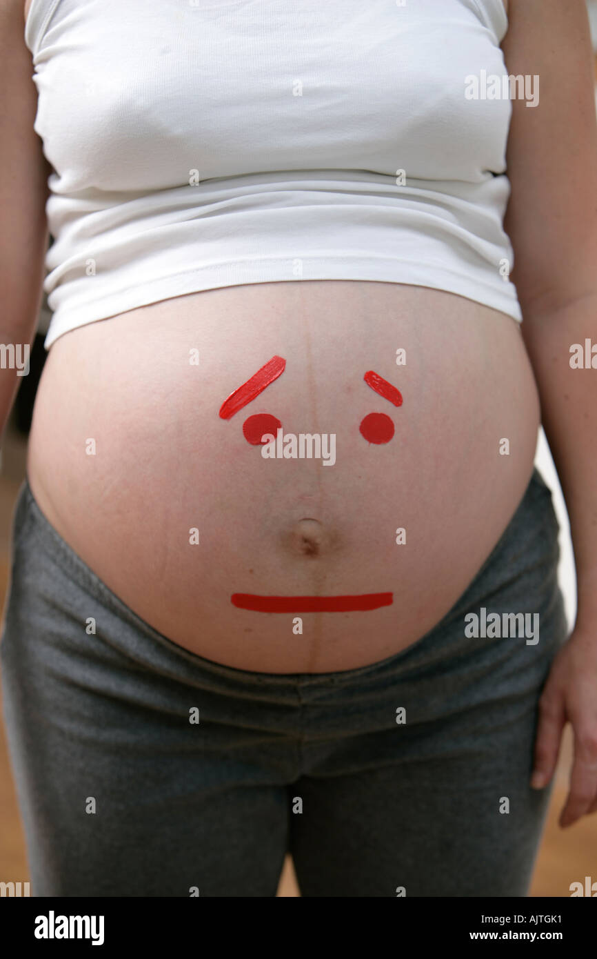 Pregnant Straight face Stock Photo - Alamy